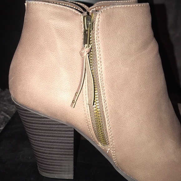 Taupe Booties - Picture 2 of 6
